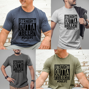 Straight Out of Beer - Ink Deposited - Graphic Tee