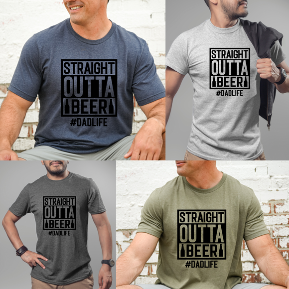 Straight Out of Beer - Ink Deposited - Graphic Tee