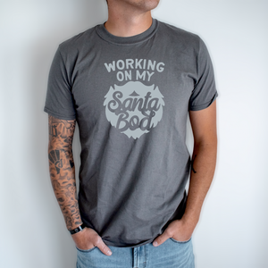 Santa Bod - Screen Print Transfer Graphic Tee